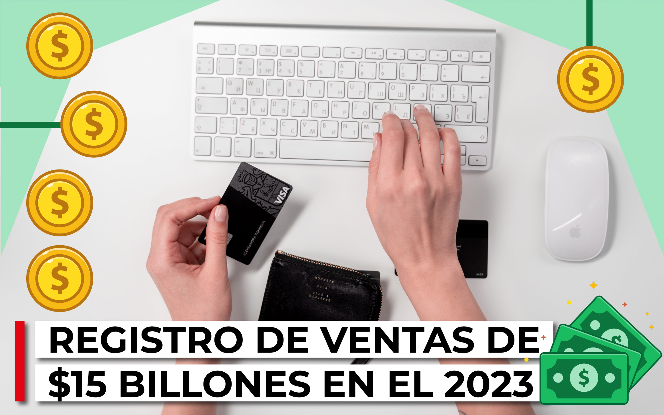 ¡Las compras online en Colombia van en aumento! Se registraron ventas de $15 billones en el 2023.