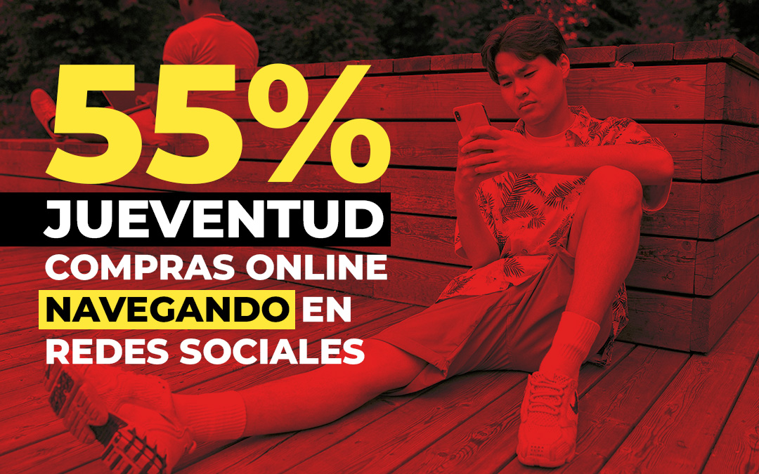 El 55% de la generación Z ha realizado compras en línea mientras navegaba en redes sociales.